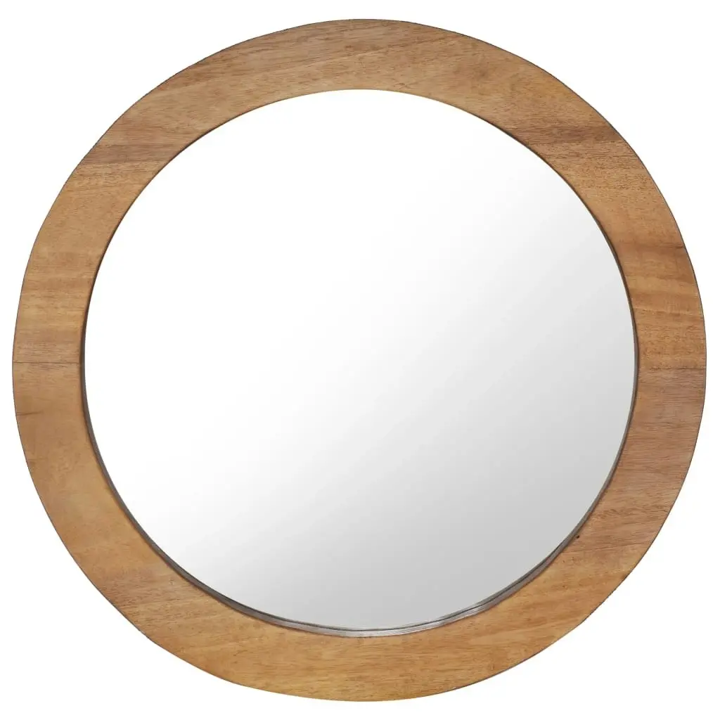 Wall Mirror 60 cm Teak Round 288806