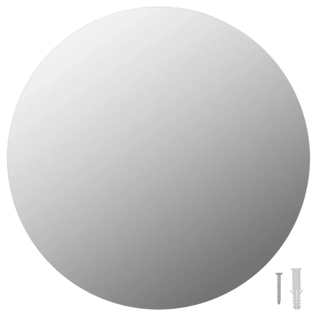 Wall Mirror 40 cm Round Glass 245702