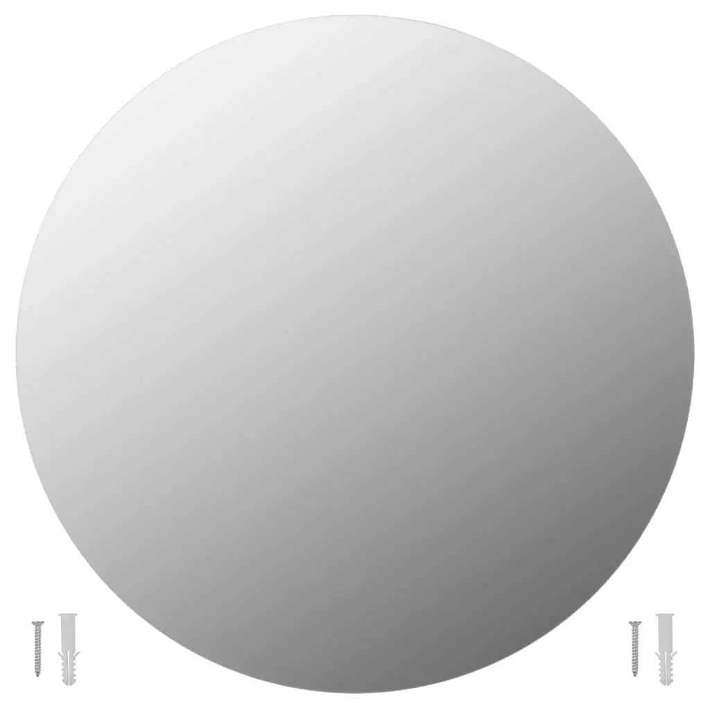 Wall Mirror 70 cm Round Glass 245705