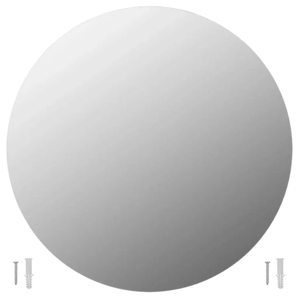 Wall Mirror 60 cm Round Glass 245704