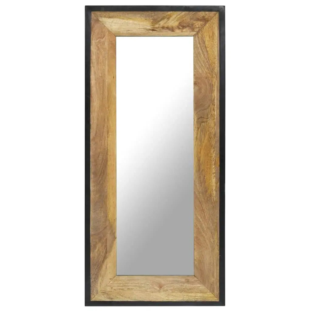 Mirror 110x50 cm Solid Mango Wood 321631