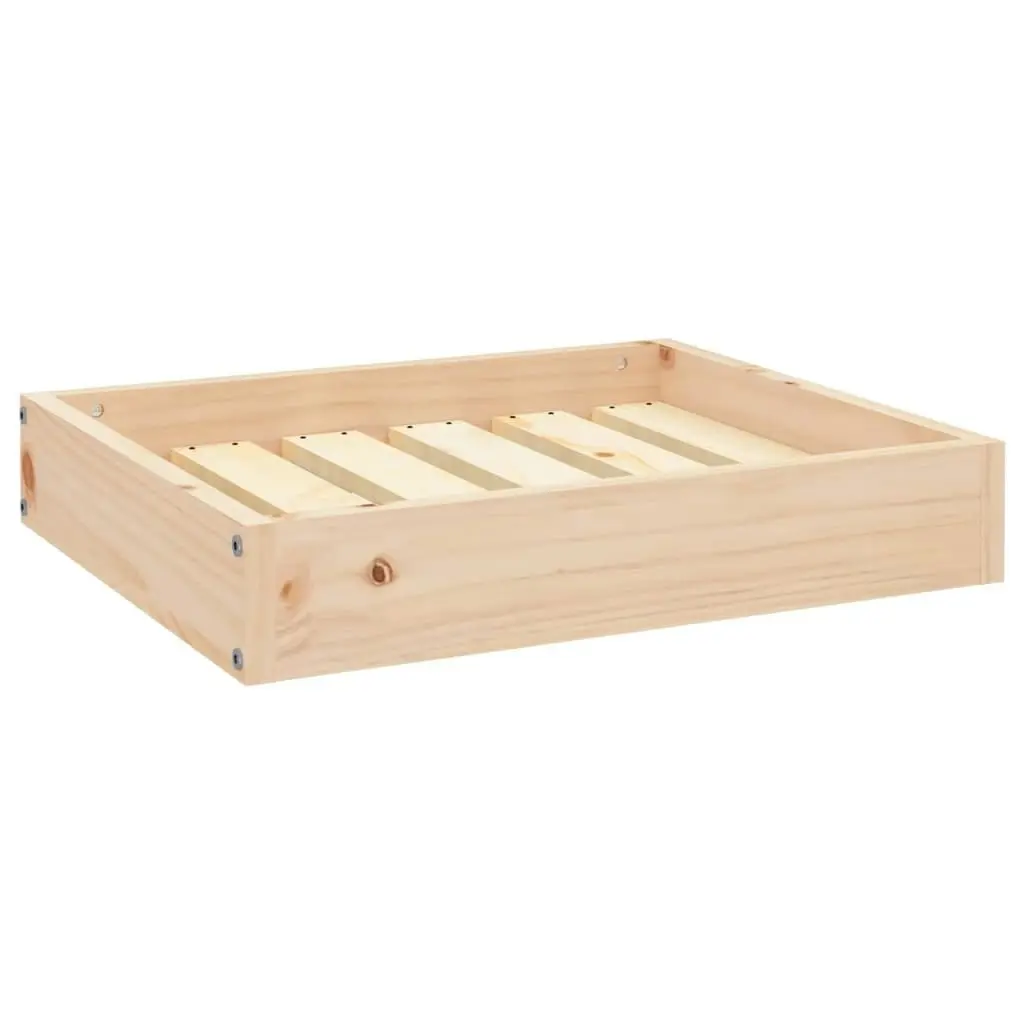 Dog Bed 51.5x44x9 cm Solid Wood Pine 820846