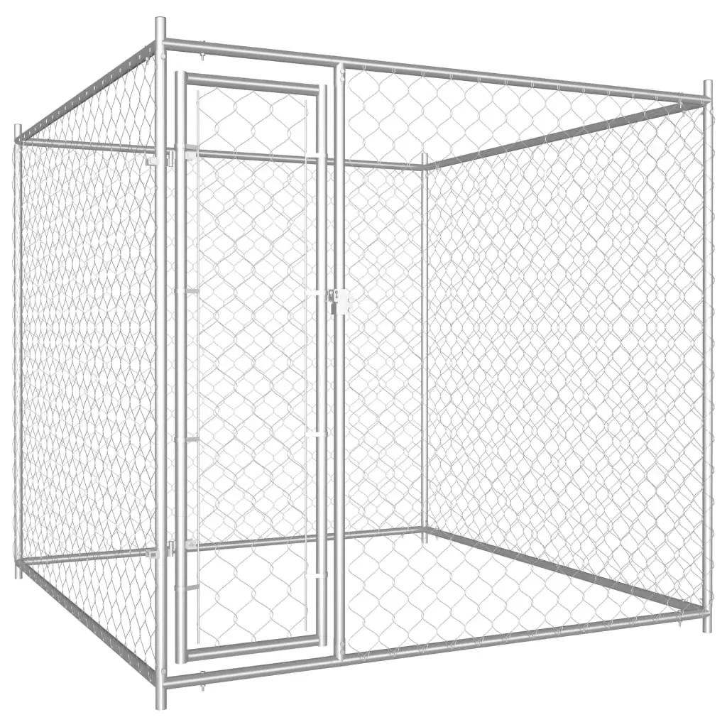 Outdoor Dog Kennel 193x193x185 cm 145027