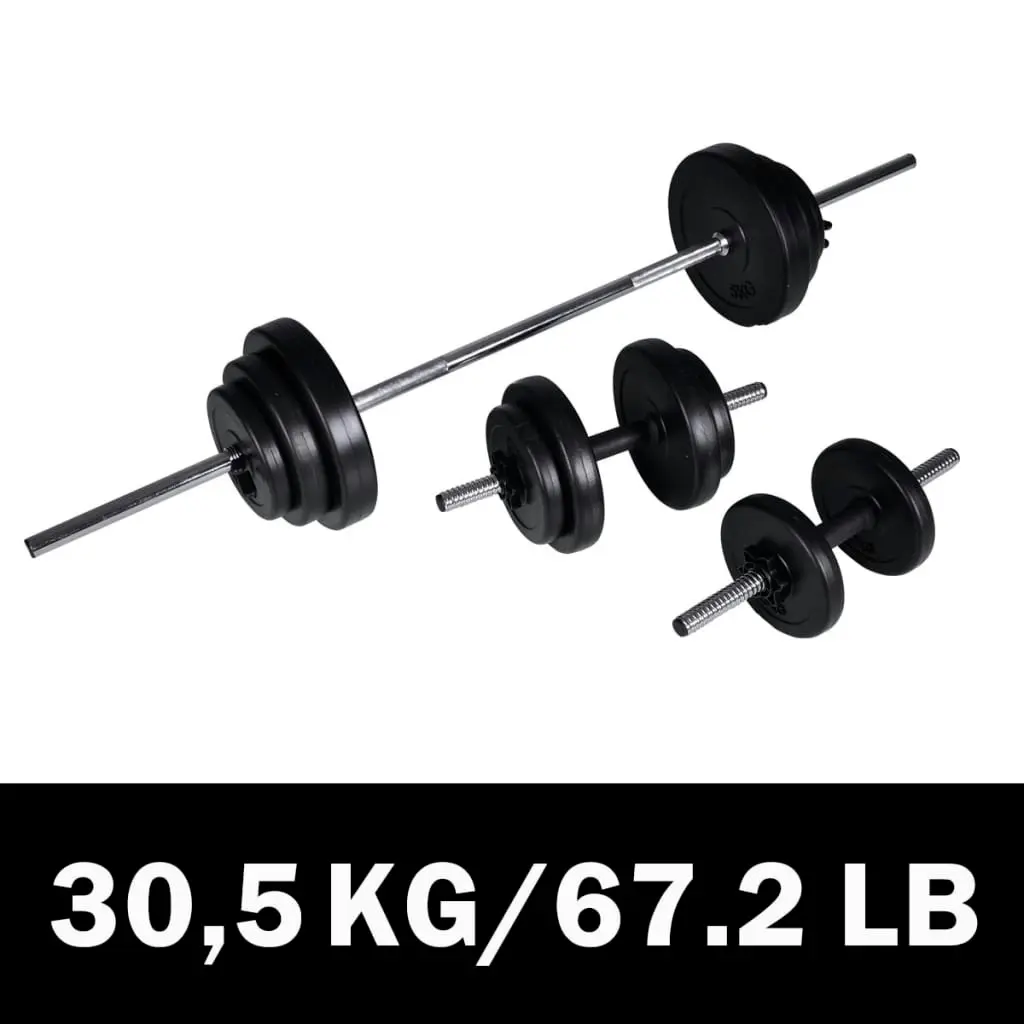 Barbell +2 Dumbbell Set 30.5kg 90377