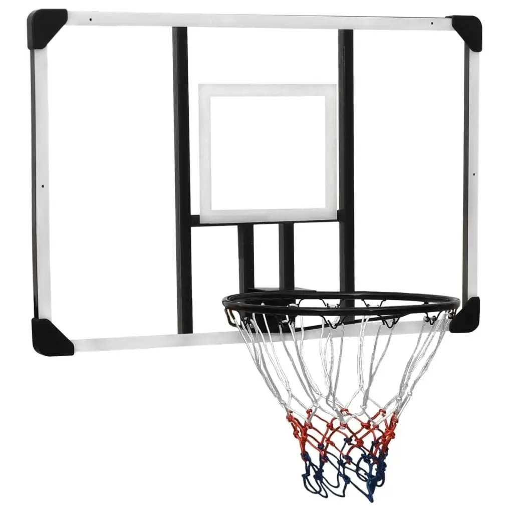 Basketball Backboard Transparent 106x69x3 cm Polycarbonate 93668