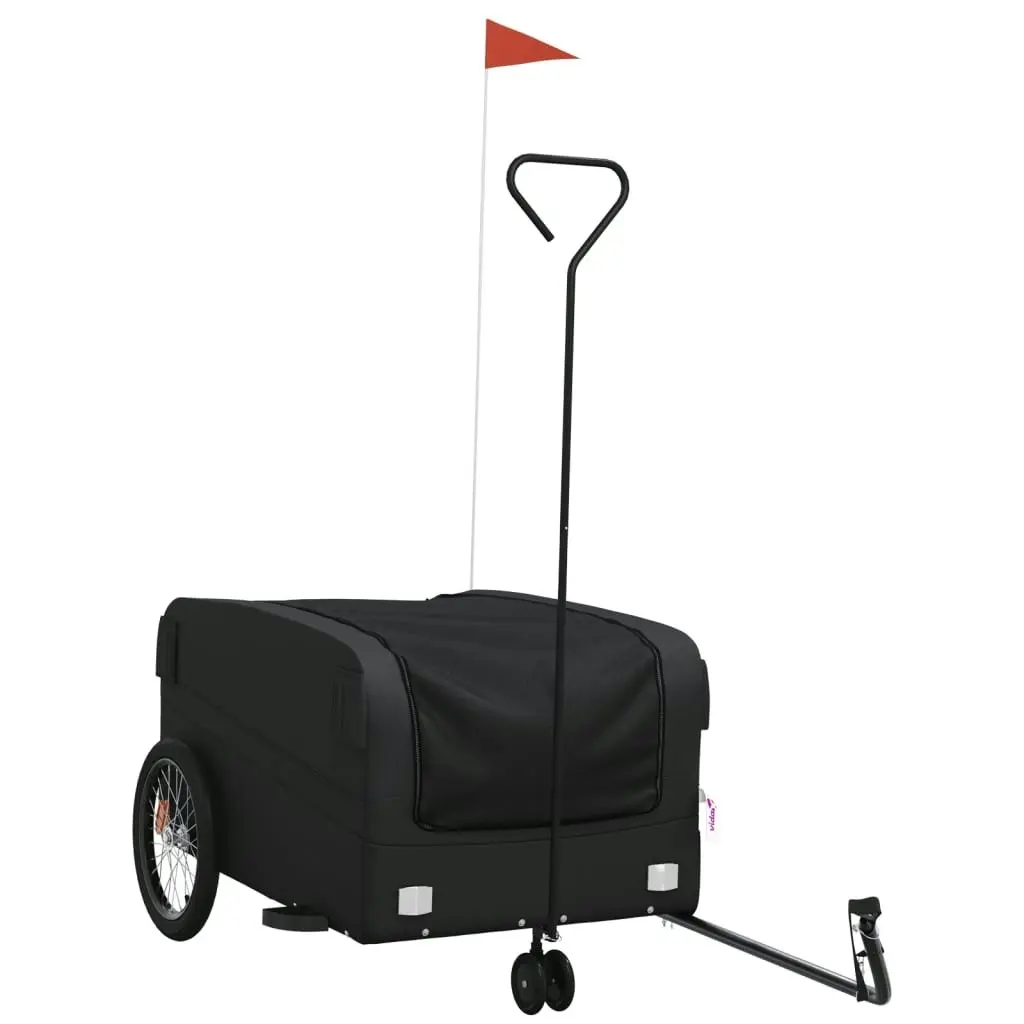 Bike Trailer Black 45 kg Iron 94066