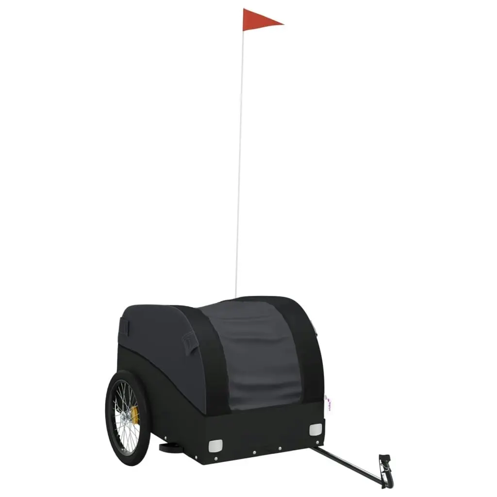 Bike Trailer Black 45 kg Iron 94129