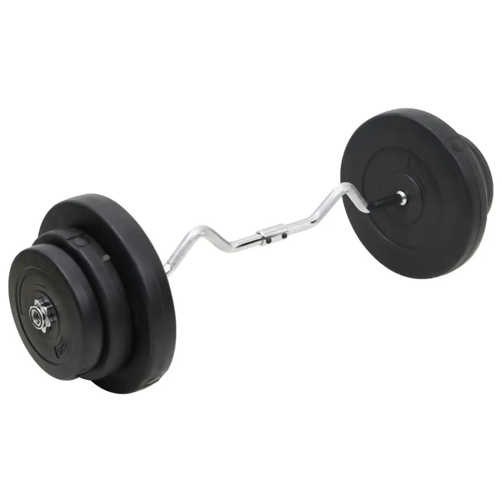 Curl Barbell with Plates 60 kg 3145019