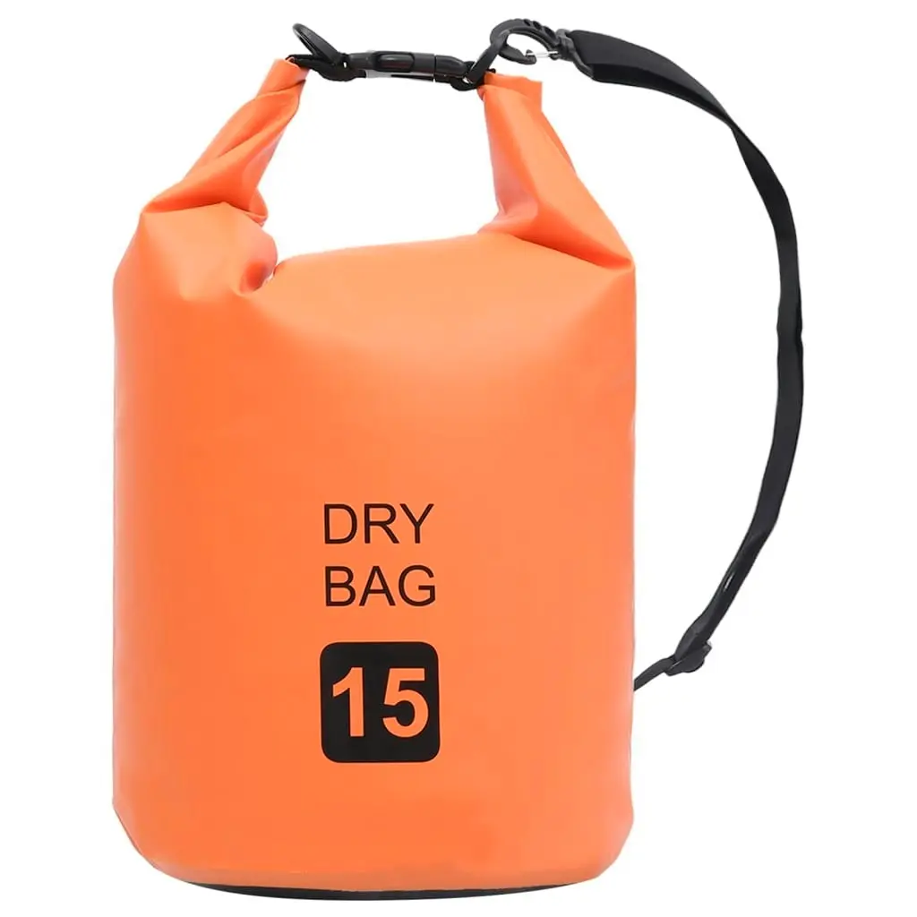 Dry Bag Orange 15 L PVC 92789