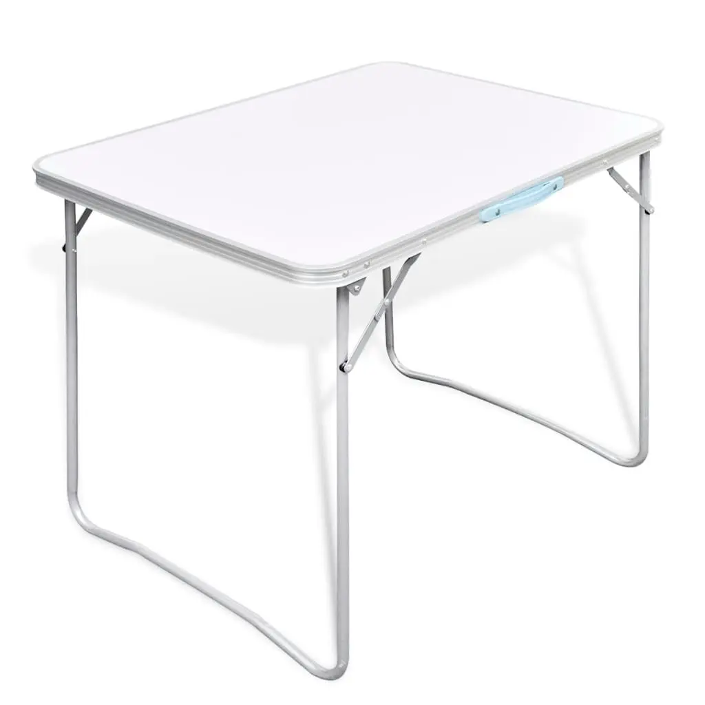 Foldable Camping Table with Metal Frame 80 x 60 cm 41324