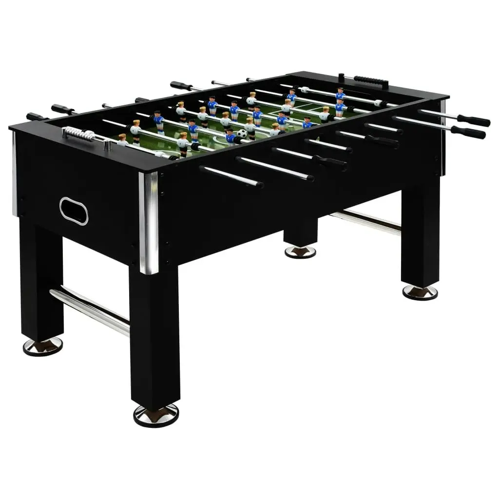 Football Table Steel 60 kg 140x74.5x87.5 cm Black 91438