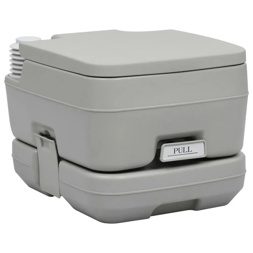 Portable Camping Toilet Grey 10+10 L 30136