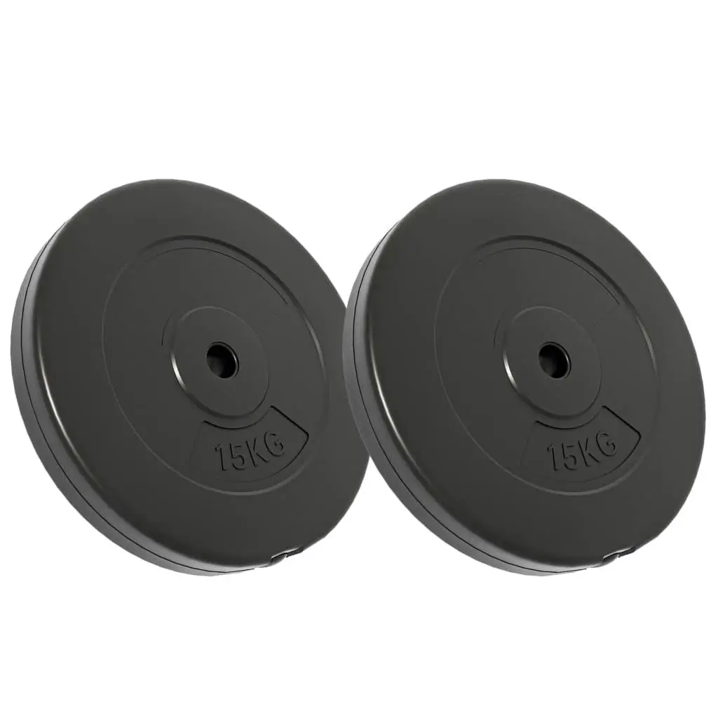 Weight Plates 2 pcs 30 kg Cement 93598