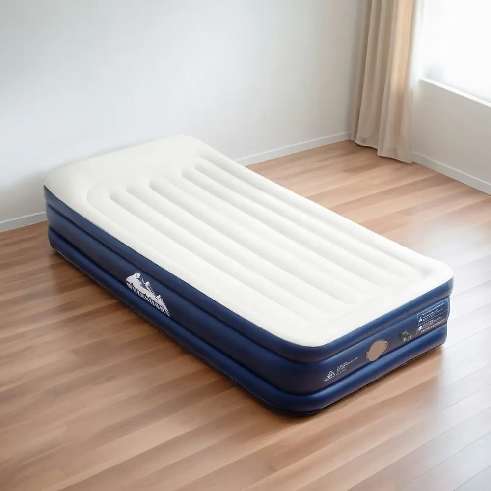 Weisshorn Air Mattress Single Inflatable Bed 46cm Air bed Grey