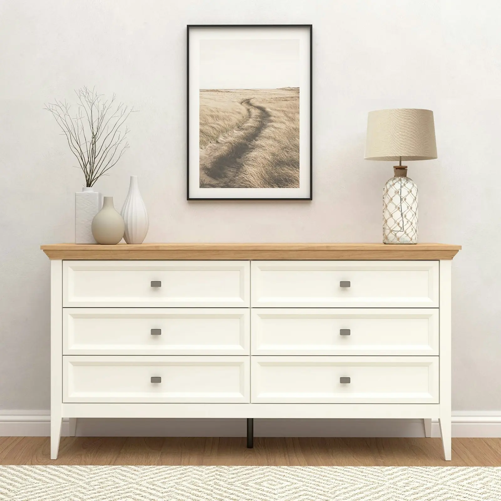 Coogee 6 Drawer Chest of Drawers  Spacious Storage Solution for Bedroom and Living Areas