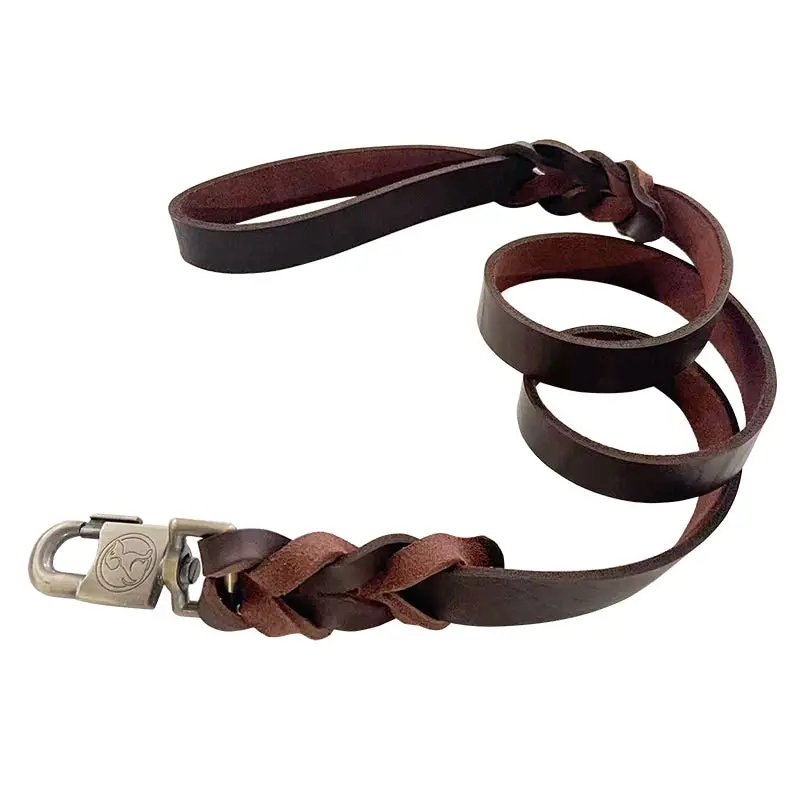 Premium Quality Handmade Genuine Leather Dog Leash Lead 130cm Long