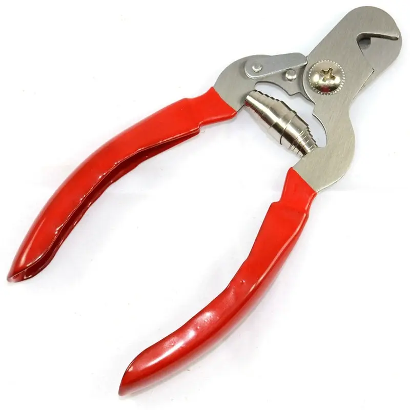 2 x Dog Cat Pet Nail Clipper Grooming Shears Scissors Ergonomic Red