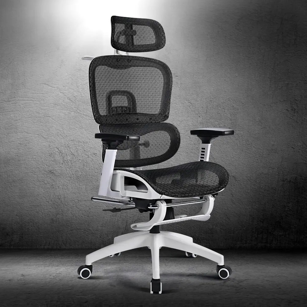 Furb Ergonomic Office Chair w/ Breathable Mesh High Back Computer Chair Whbk