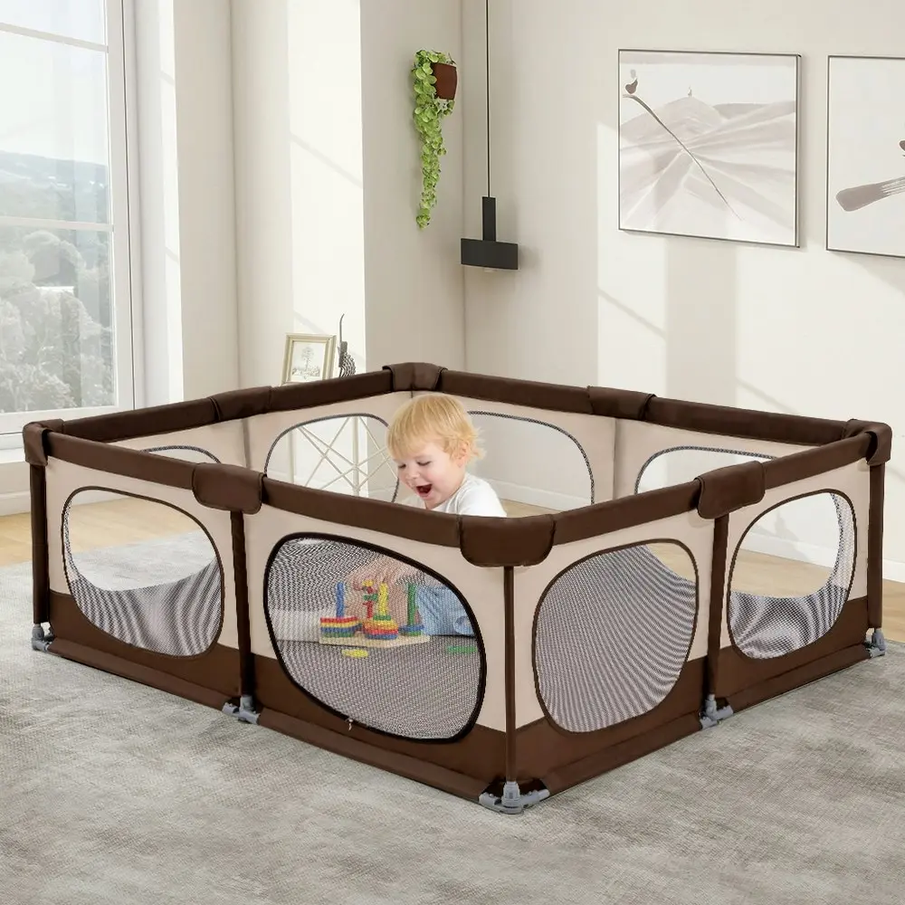 Playpals Baby Playpen Child Safety Gate Kids Playpen Child Play 150x180cm