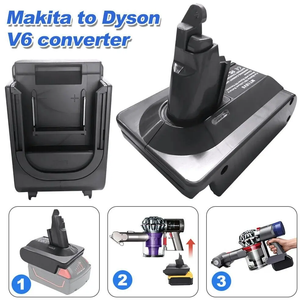 18V Makita Battery Converter For V6 Dyson Vacuum Cleaner