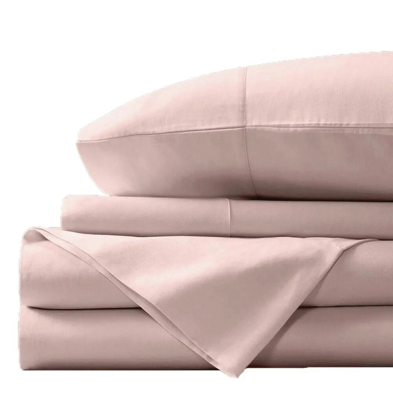 Bas Phillips Bamboo & Cotton 400TC Blend Sheet Set - BLUSH