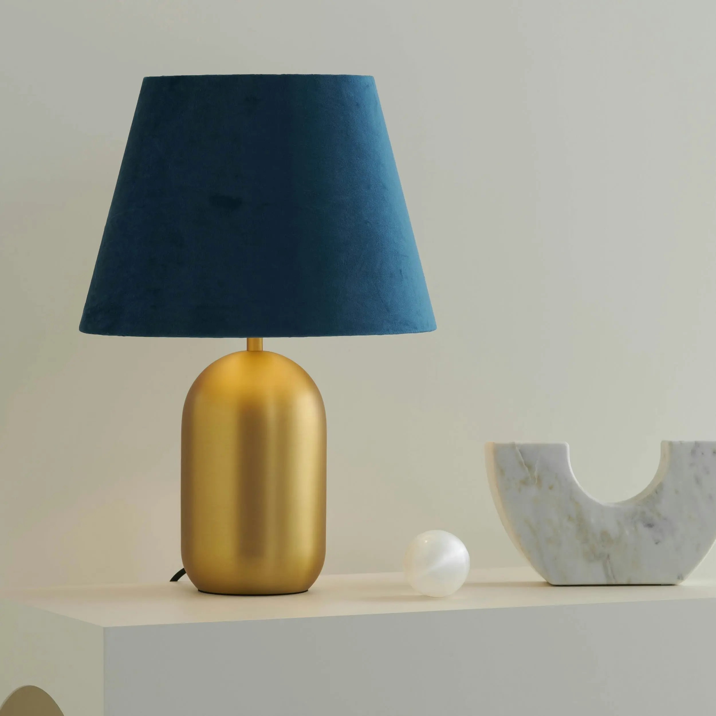 Mayfield Lighting Misty Blue Table Lamp