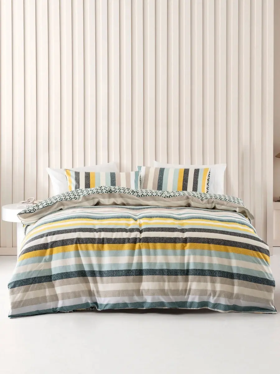 Esprit ANKER PETROL QUILT COVER SET