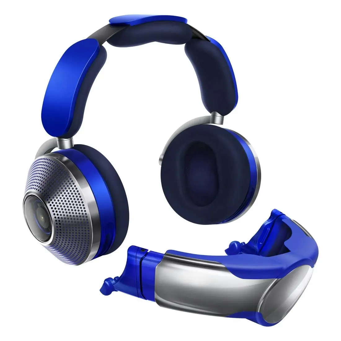 Dyson Zone Air Purifying ANC Wireless Over-Ear Headphones 434668-01 - Ultra Blue/Prussian Blue