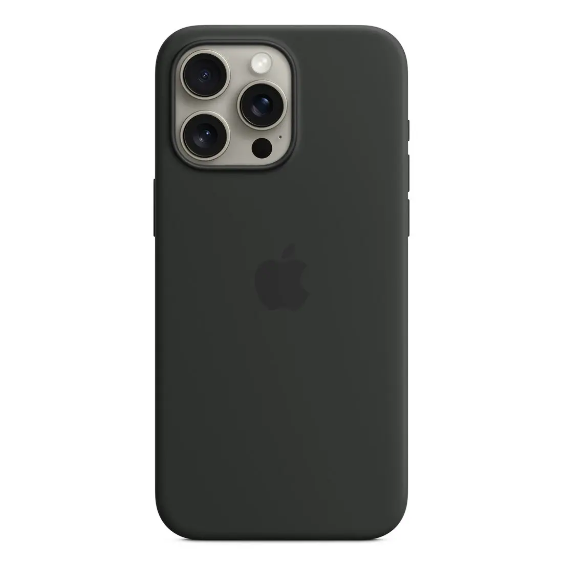 Apple iPhone 15 Pro Max Silicone Case with MagSafe - Black