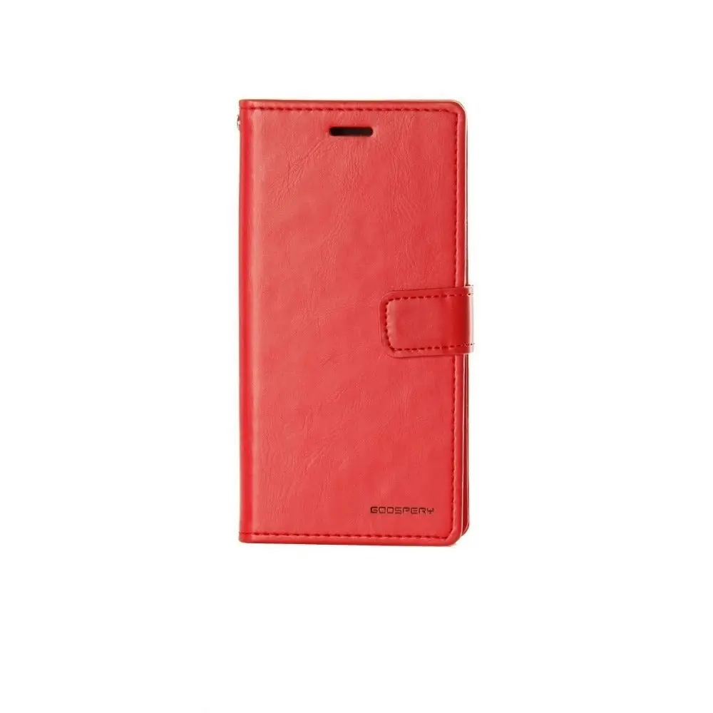 Bluemoon TPU Book Case for Galaxy S22 Ultra 6.8" - Red