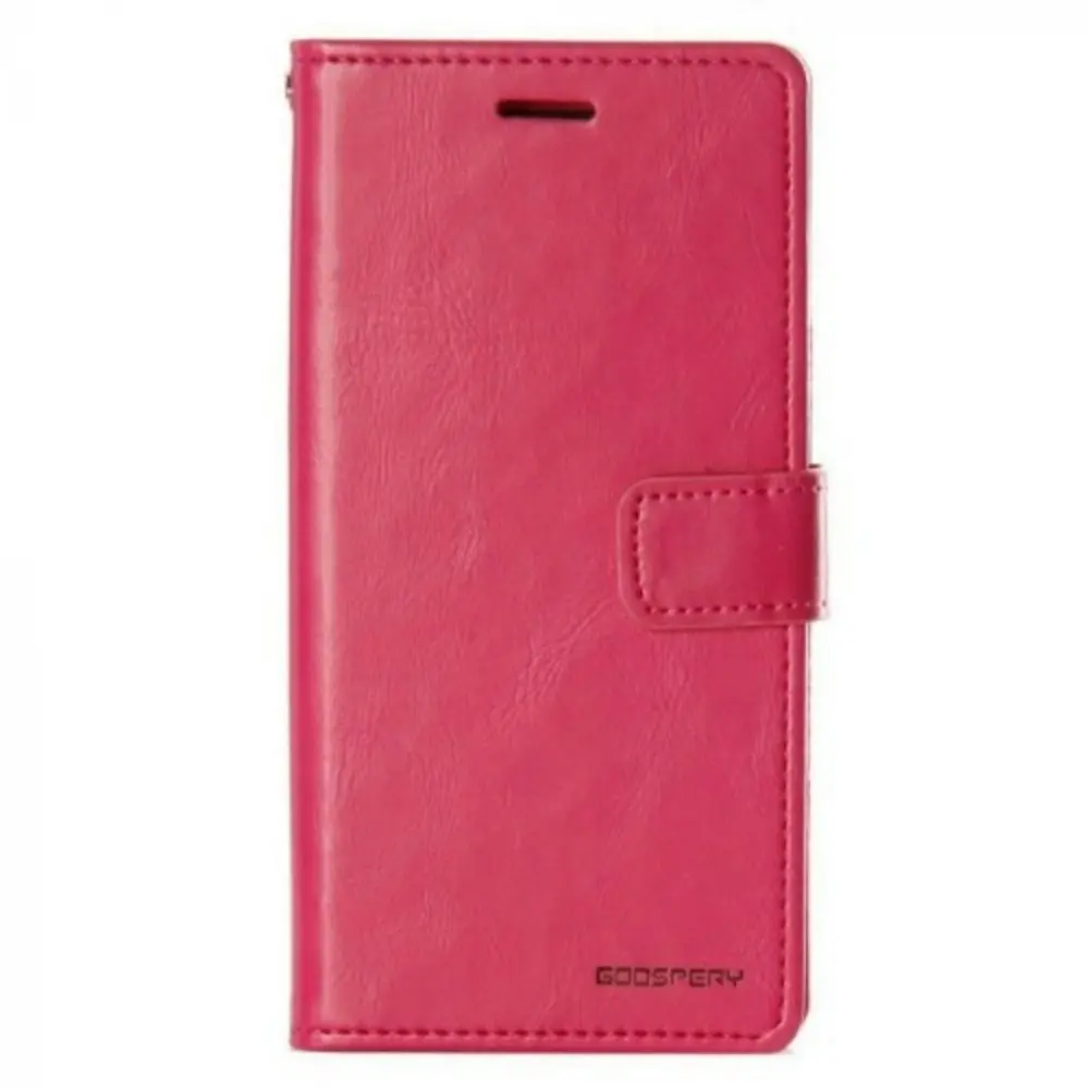 Bluemoon TPU Book Case For Galaxy S22 Ultra 6.8" - Hot Pink