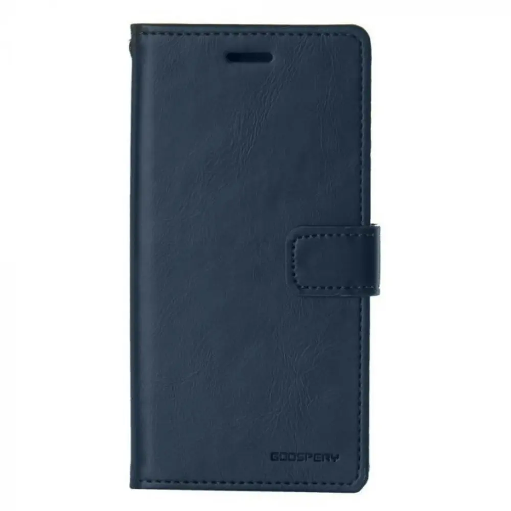 Bluemoon TPU Book Case for Galaxy S22 Ultra 6.8" - Navy