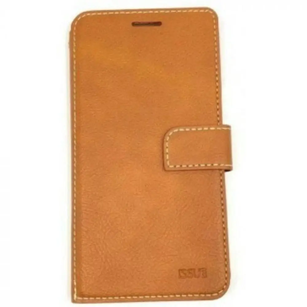 Issue Diary Case with Card Slot for Galaxy A53 5G - Brown