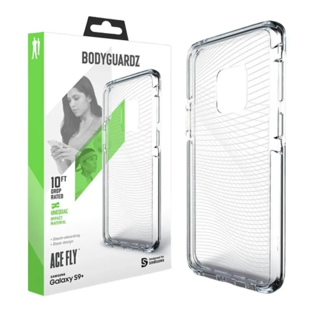 Bodyguardz Ace Fly Case For Galaxy S9 Plus - Clear