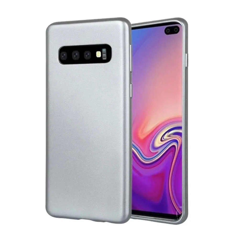 Goospery Metallic TPU Case for Galaxy S10 Lite 6.7" - Silver