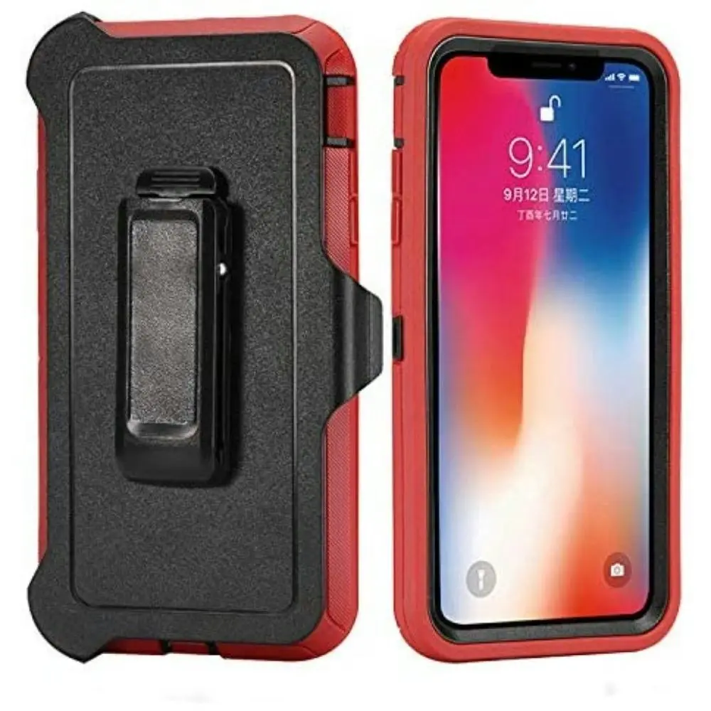 Defender Tough Case for iPhone 11 6.1'' - Red