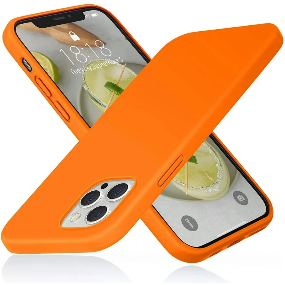 Hana TPU Jelly Case for iPhone 12 Pro Max 6.7" - Orange