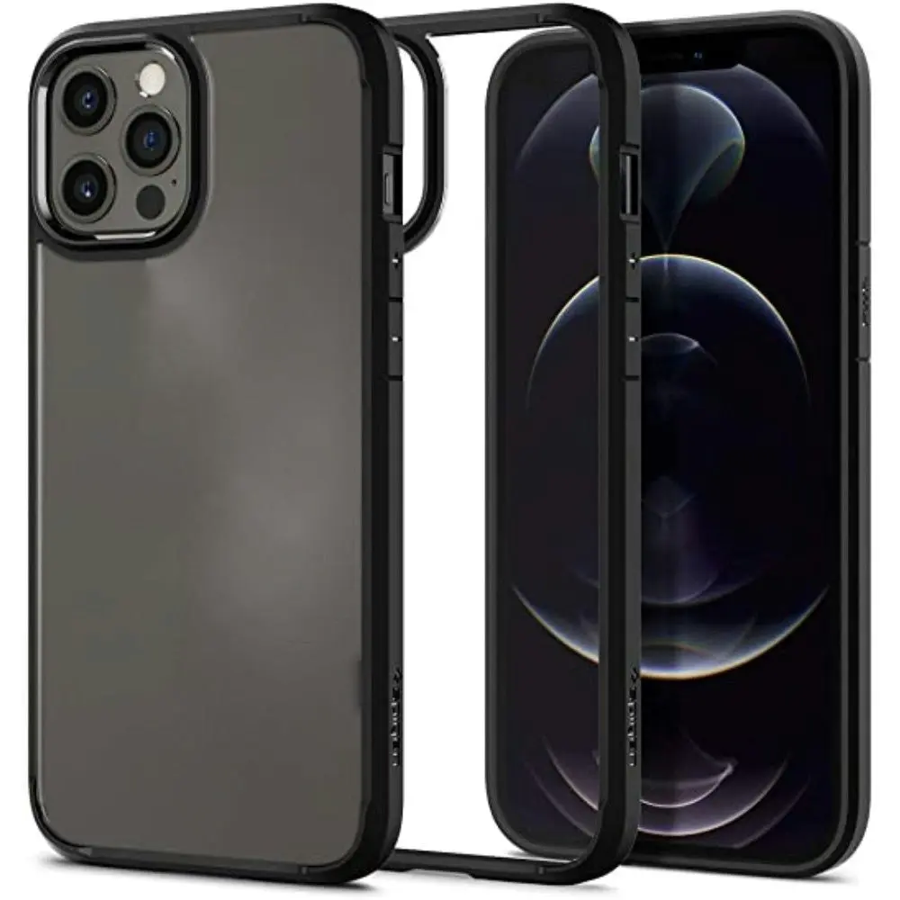 Hard Case Clear for iPhone 12 Pro Max 6.7" - Black