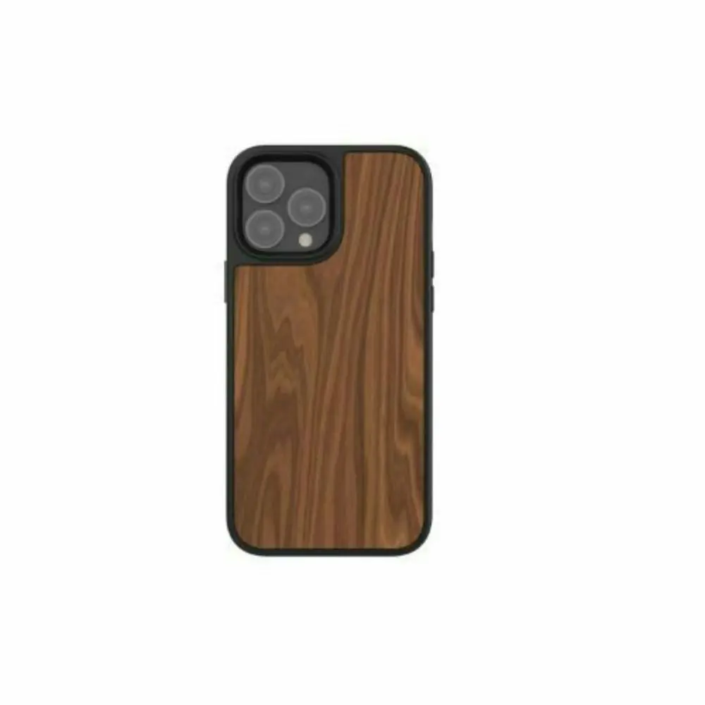 3sixT Impact Zero Black Case for iPhone 13 Pro 6.1" - Walnut