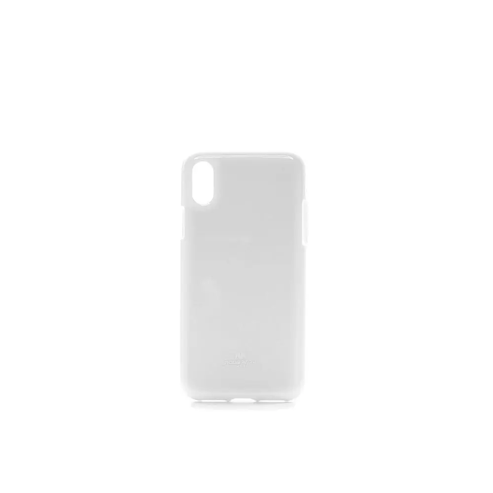 Mercury Pearl Jelly Case For iPhone 12 / 12 Pro 6.1" - White