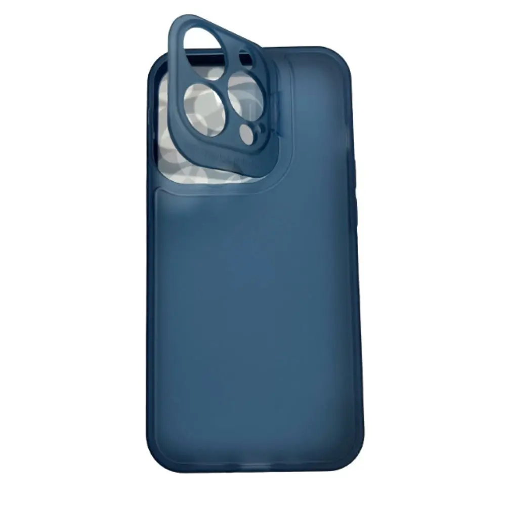 Hard Case With Camera Protector For iPhone 13 Pro Max 6.7" - Blue