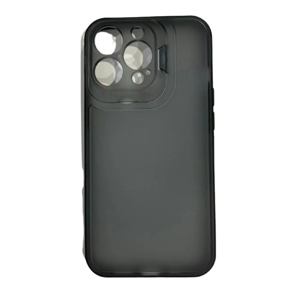 Hard Case With Camera Protector For iPhone 13 Pro 6.1" - Black