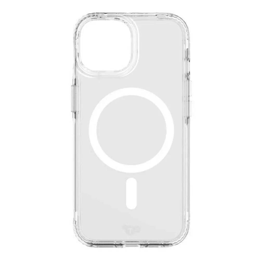 Tech21 Evo Clear MagSafe Case For iPhone 15 Pro 6.1" - Clear