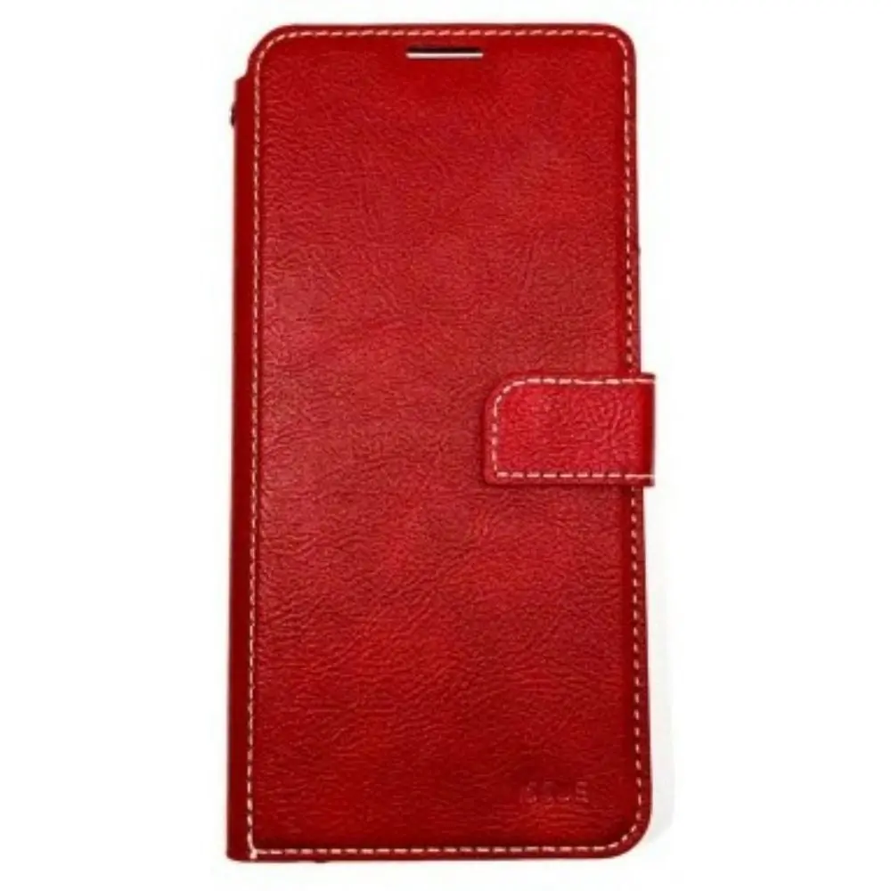 Issue Diary Case with Card Slot for iPhone 12 Mini 5.4" - Red