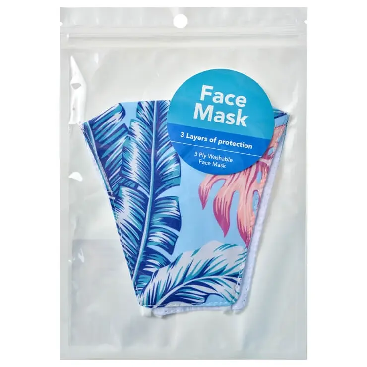 Face Mask Disposable - Tropical