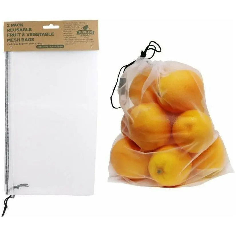 Reusable Fruit and Vegetable Mesh Bags