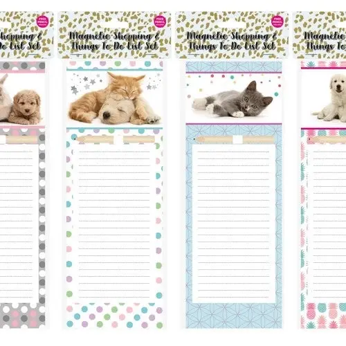 Cute Animal Magnetic Shopping & Things To Do List