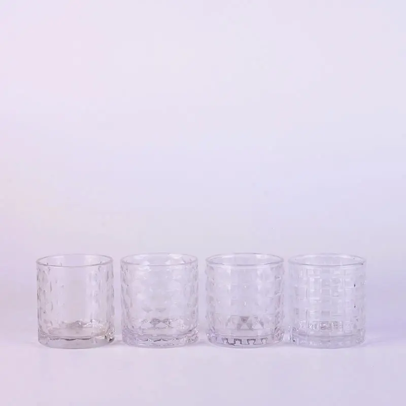 Cut Glass Candle Holder