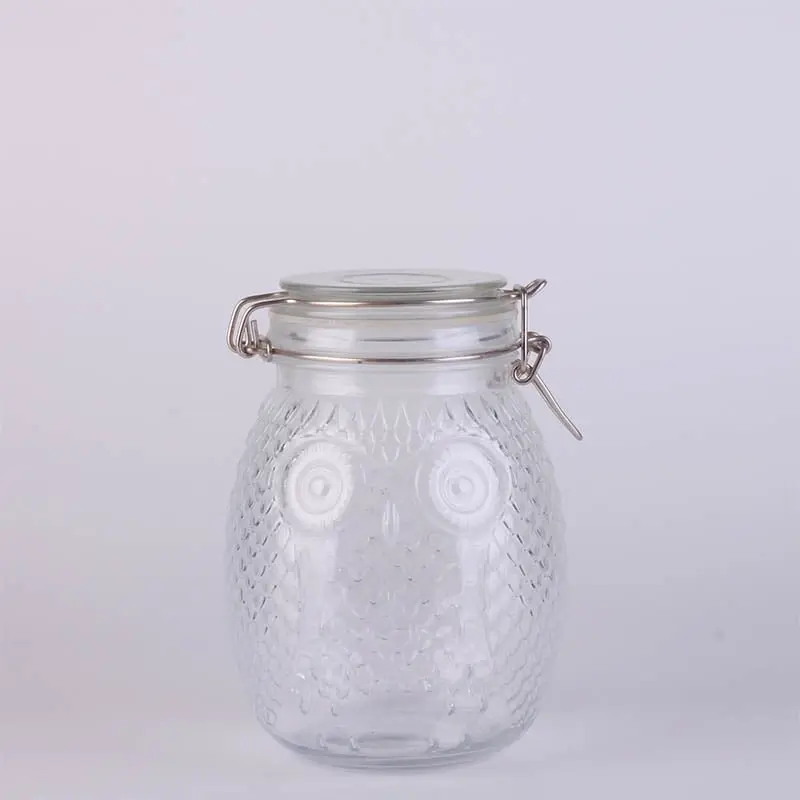 Glass Storage Jar with Glass Lid