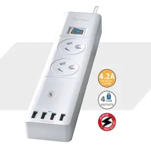 2 Way Power Board - 4.2A USB